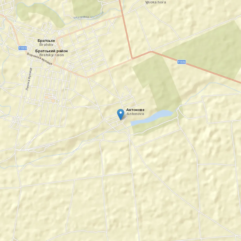 село Антонове індекс 55410