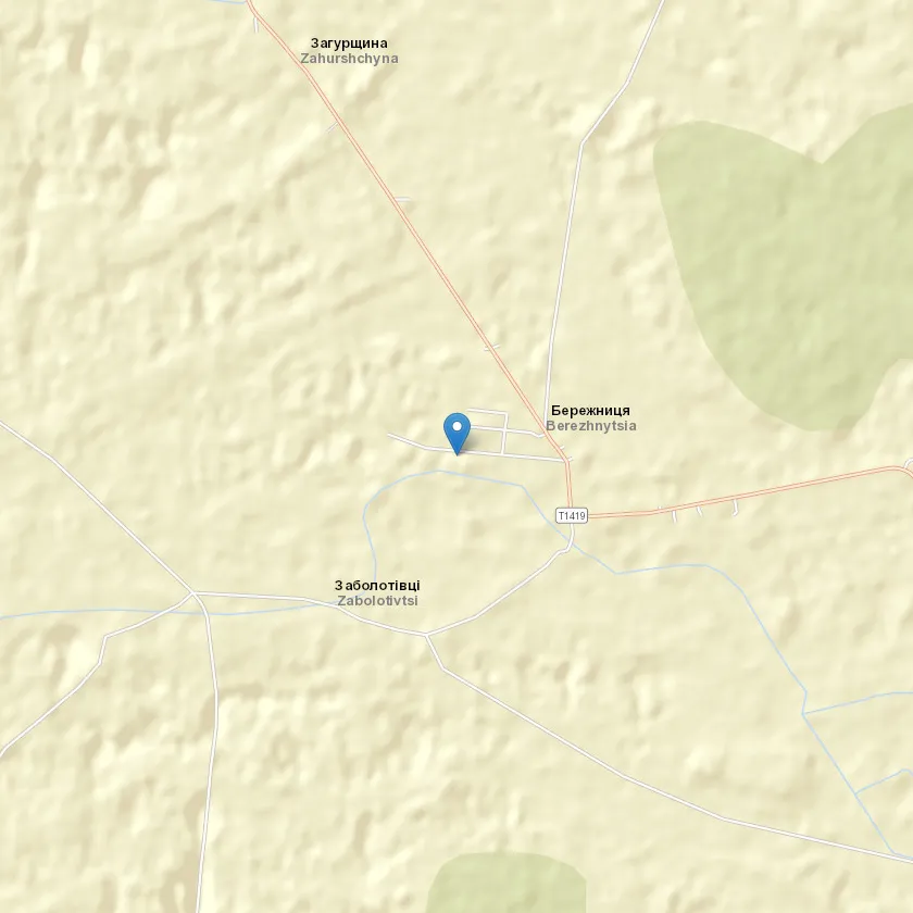 село Бережниця індекс 81743