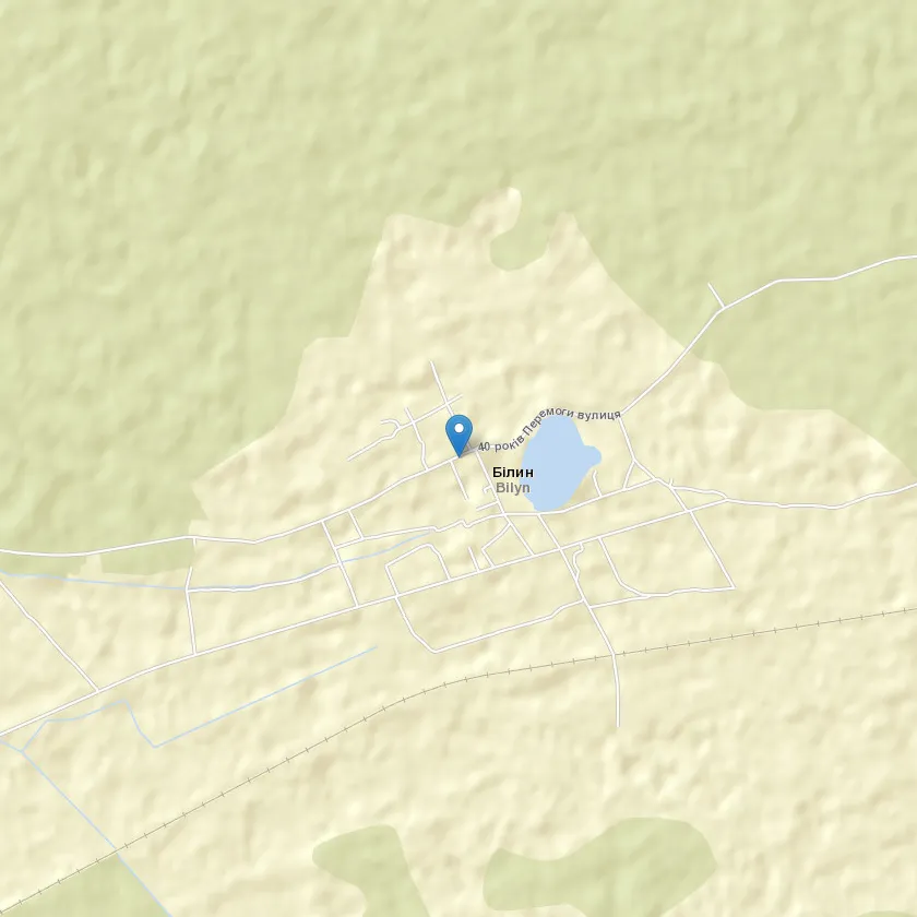 село Білин індекс 45042