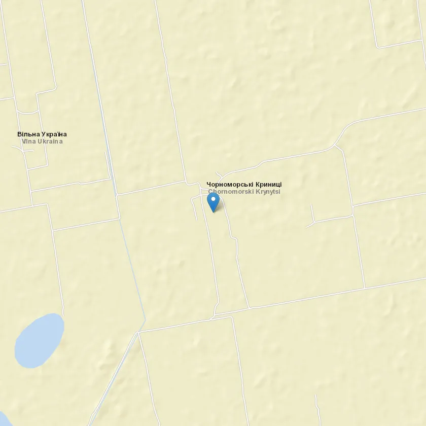 село Чорноморські Криниці індекс 75625