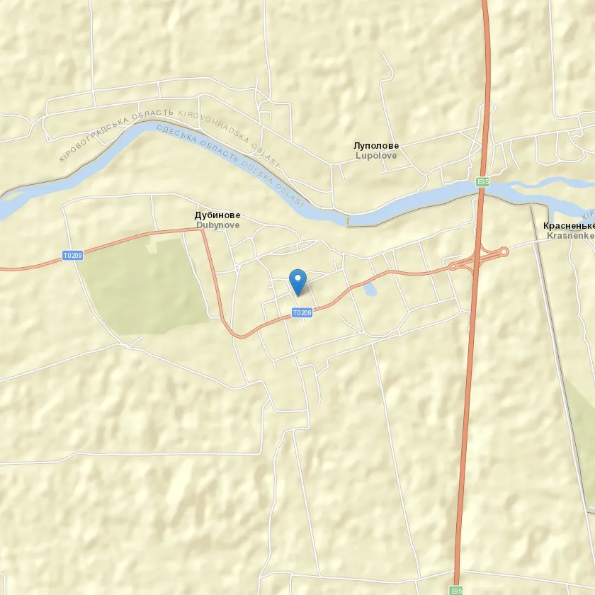 село Дубинове індекс 66220