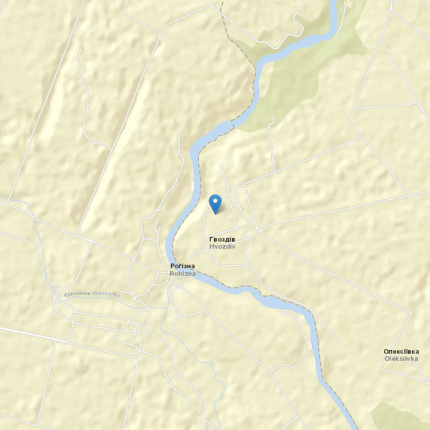 село Гвоздів індекс 22894