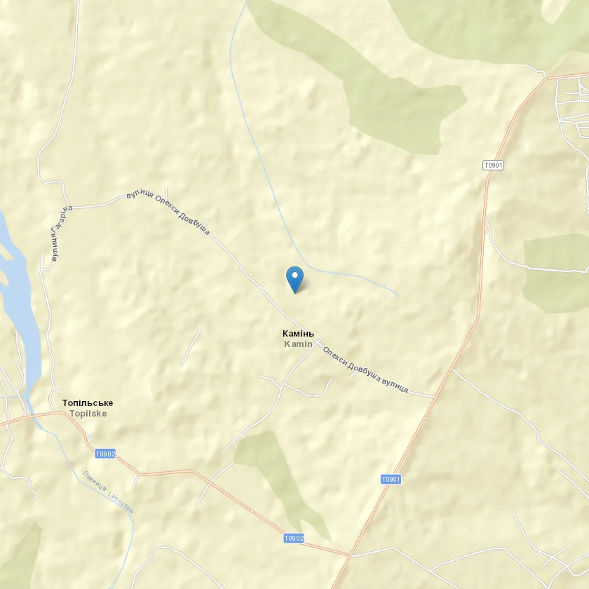 село Камінь індекс 77633