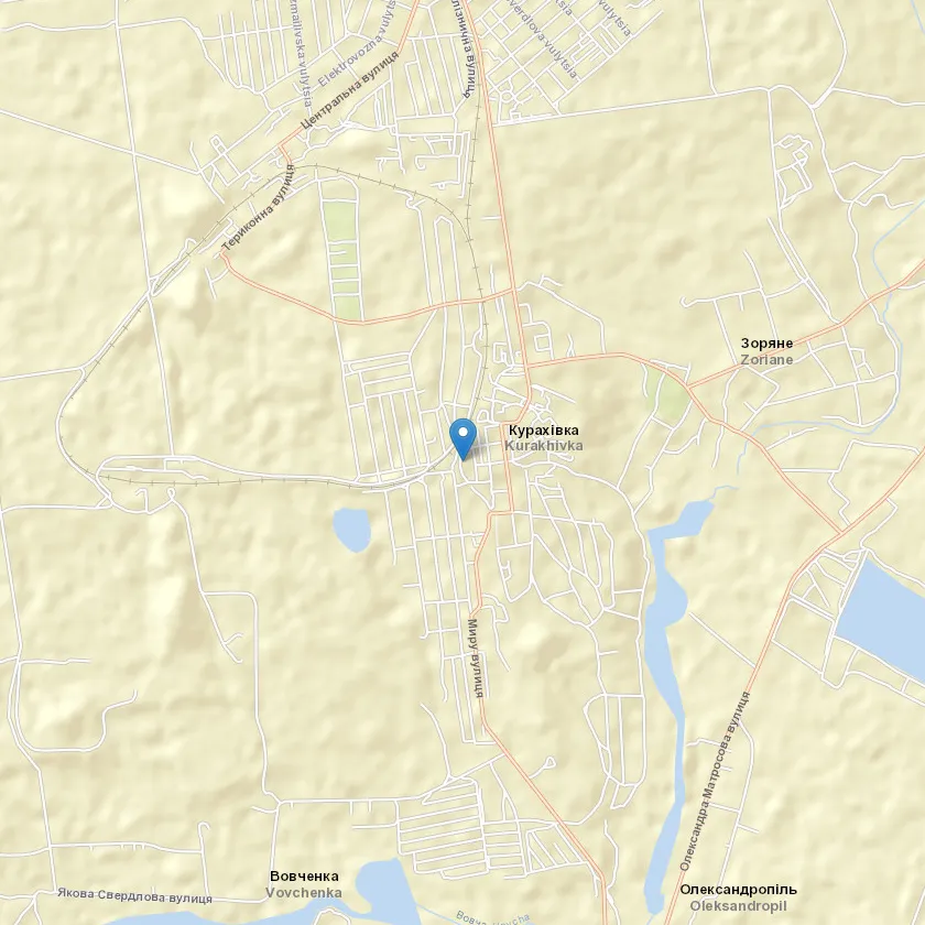 село Курахівка індекс 85490