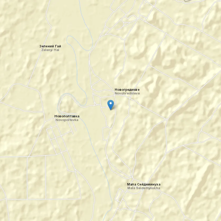село Новогреднєве індекс 74119