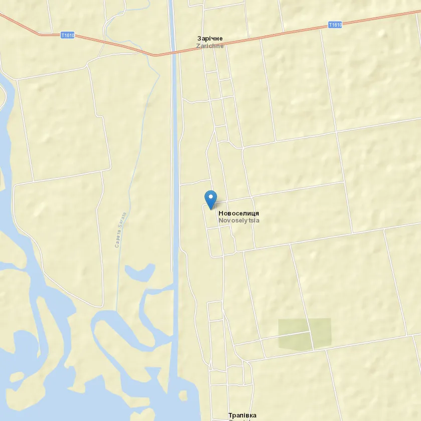 село Новоселиця індекс 68144