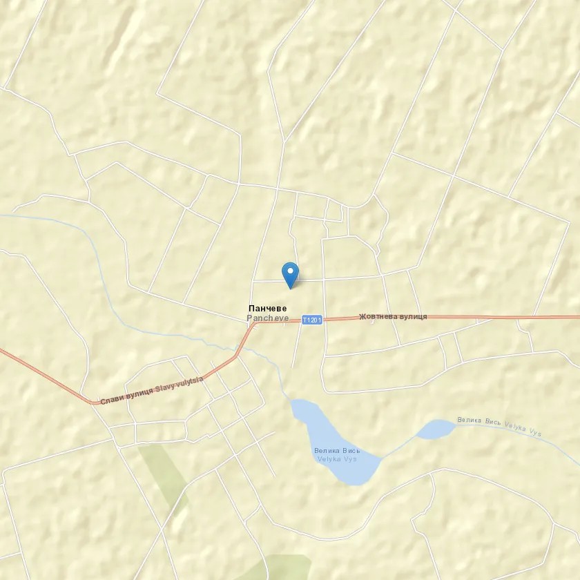село Панчеве індекс 26034
