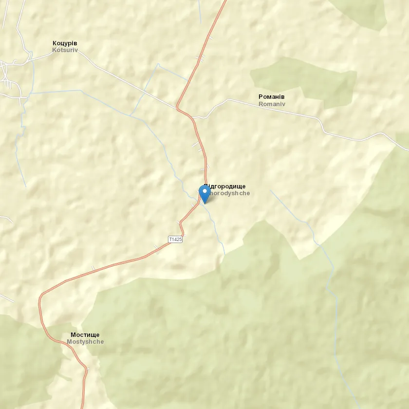 село Підгородище індекс 81214