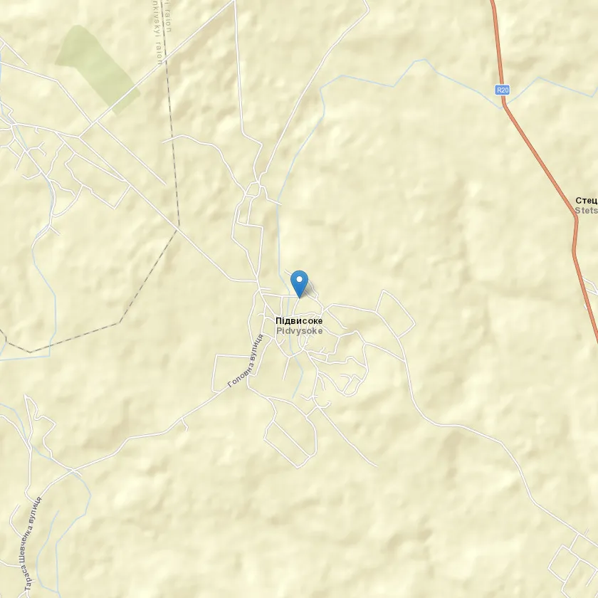 село Підвисоке індекс 78321