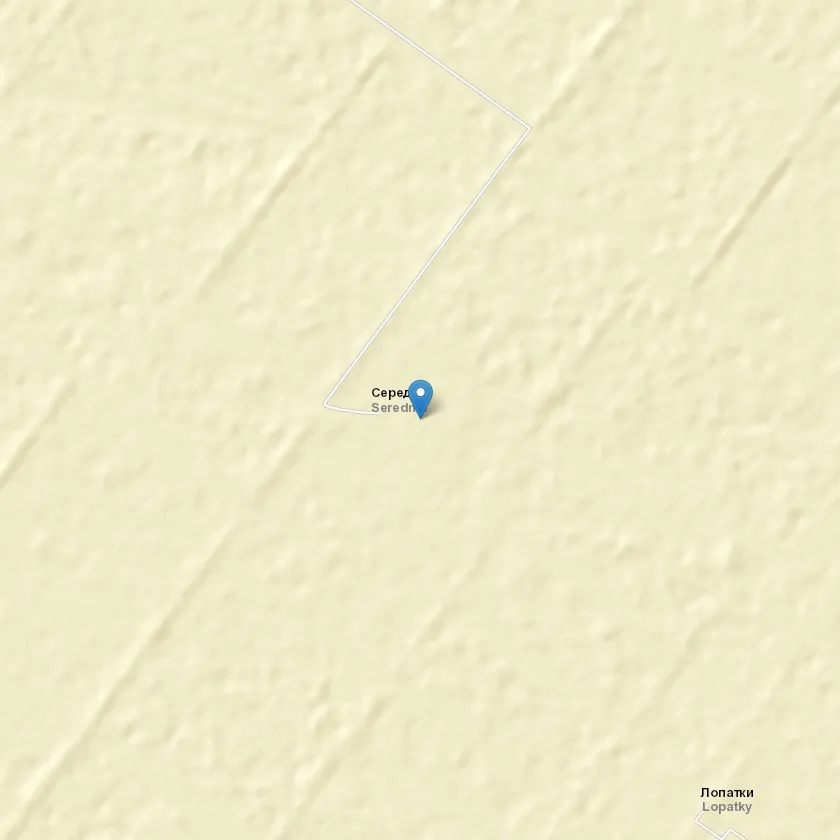 село Середнє індекс 74507
