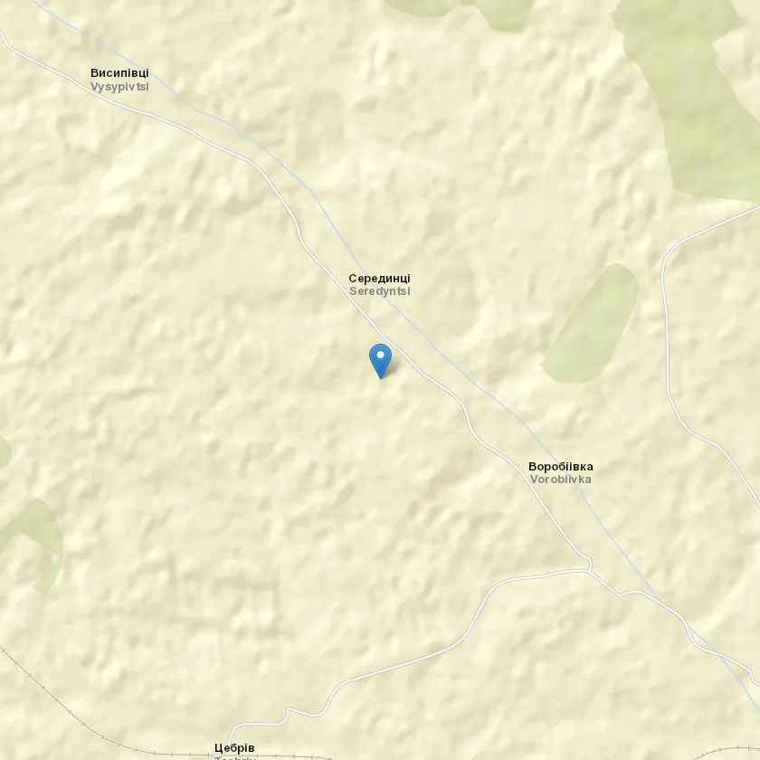 село Серединці індекс 47289