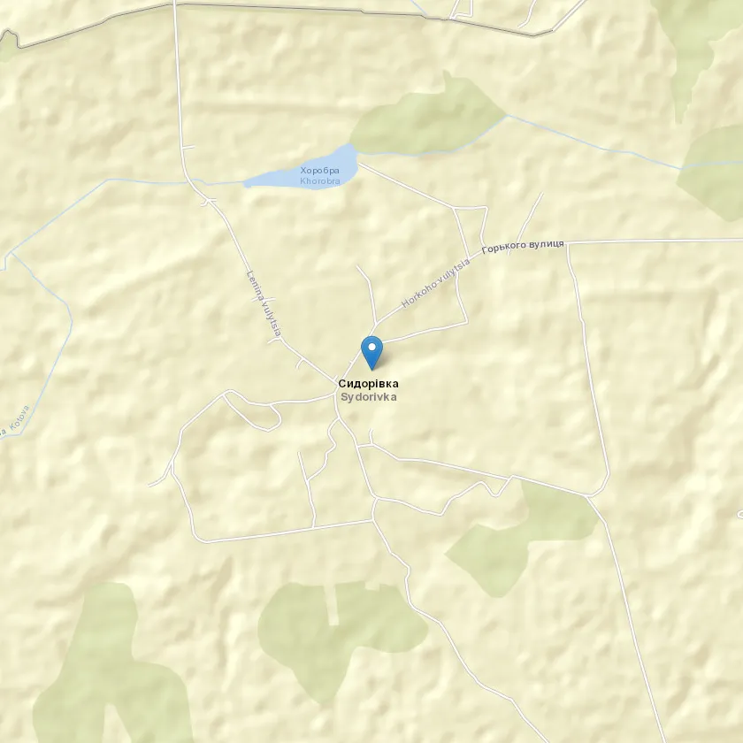 село Сидорівка індекс 19452
