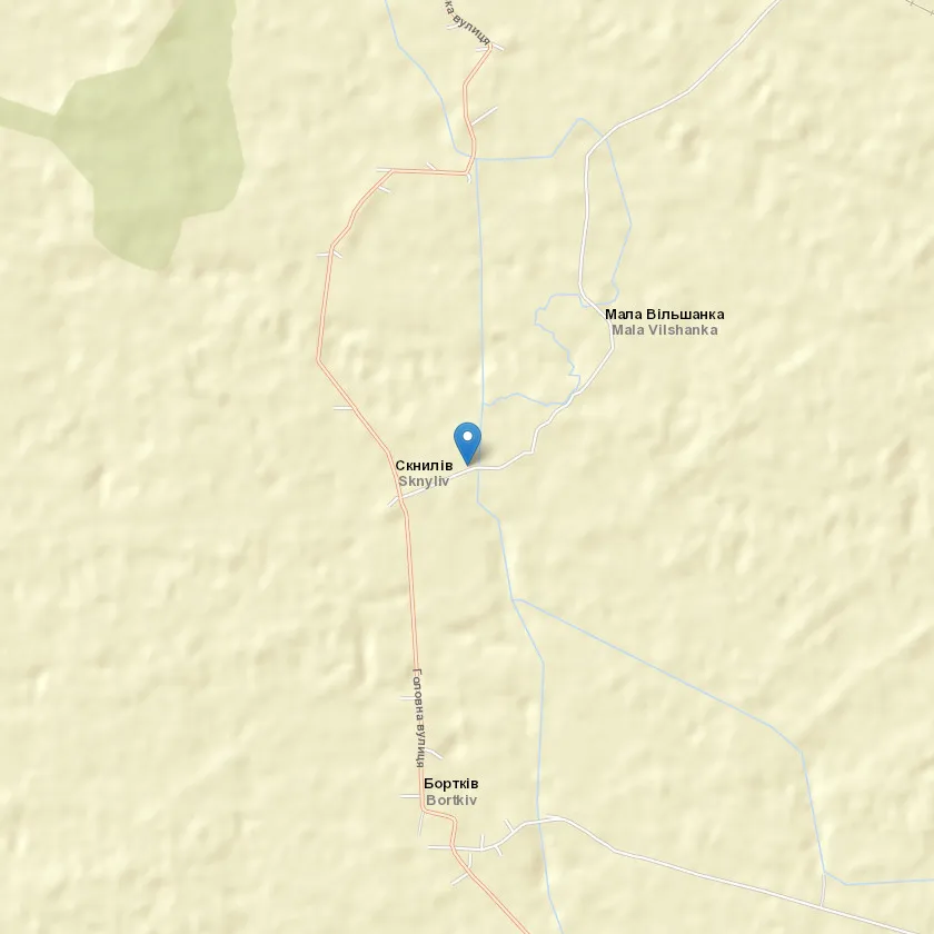 село Скнилів індекс 80758