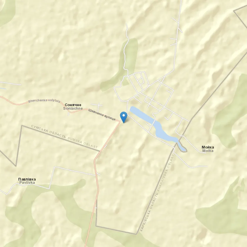 село Сонячне індекс 42768