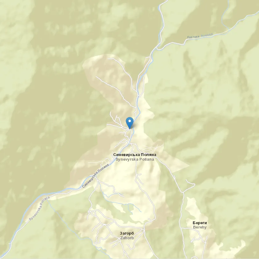 село Синевирська Поляна індекс 90040