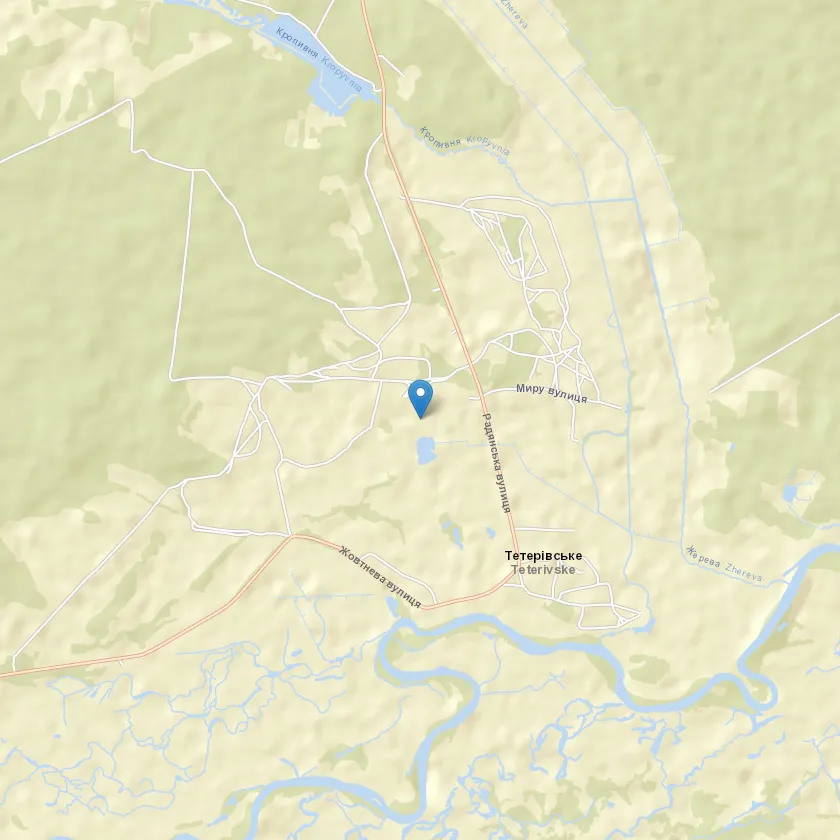 село Тетерівське індекс 07245