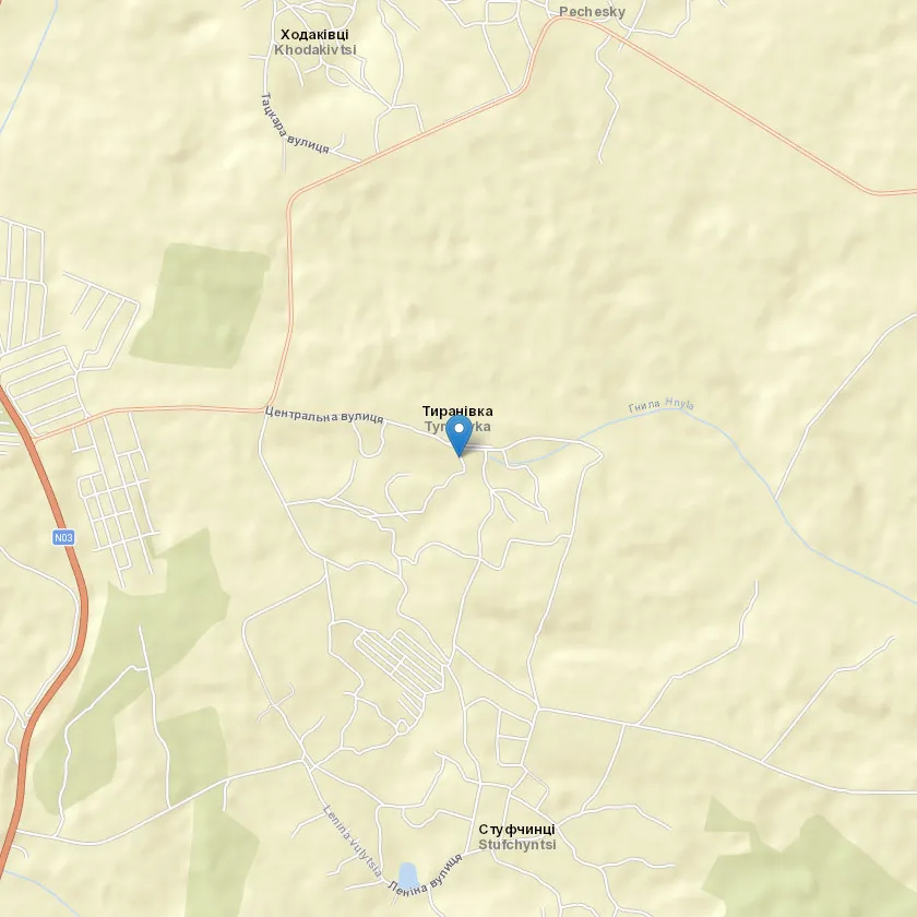село Тиранівка індекс 31386