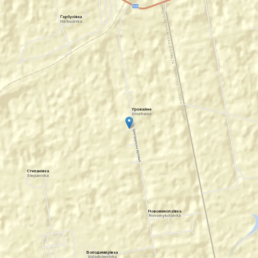 село Урожайне індекс 53551