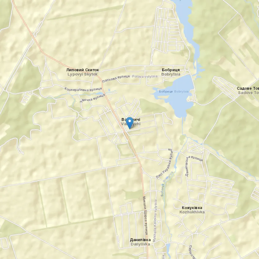 село Варовичі індекс 08615