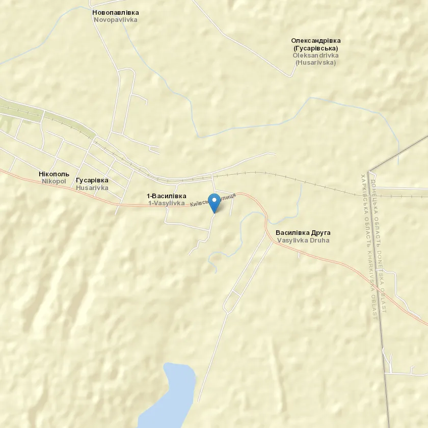 село Василівка Перша індекс 64744