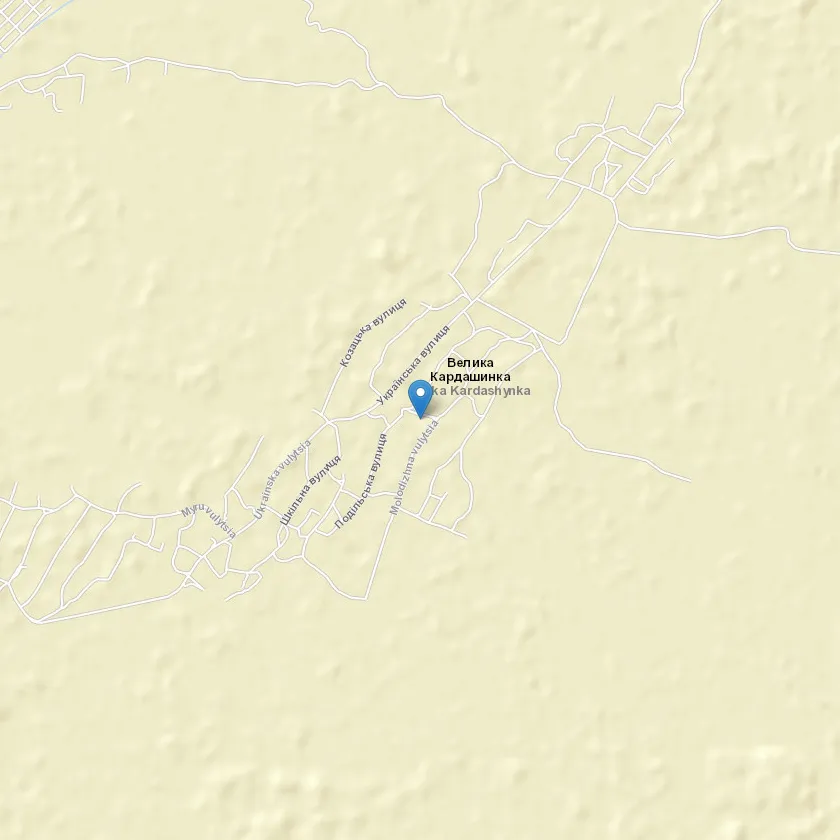 село Велика Кардашинка індекс 75610