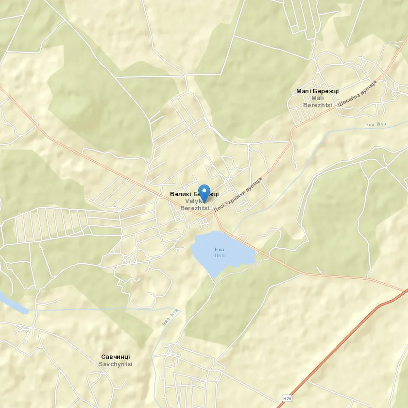 село Великі Бережці індекс 47020