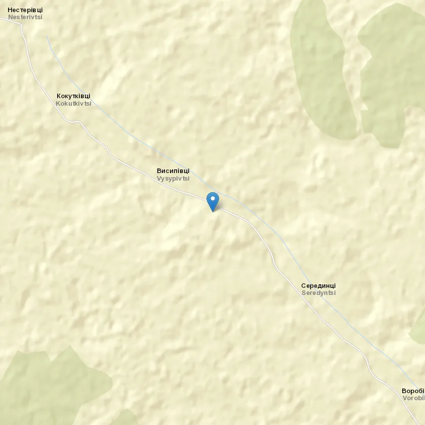 село Висипівці індекс 47281