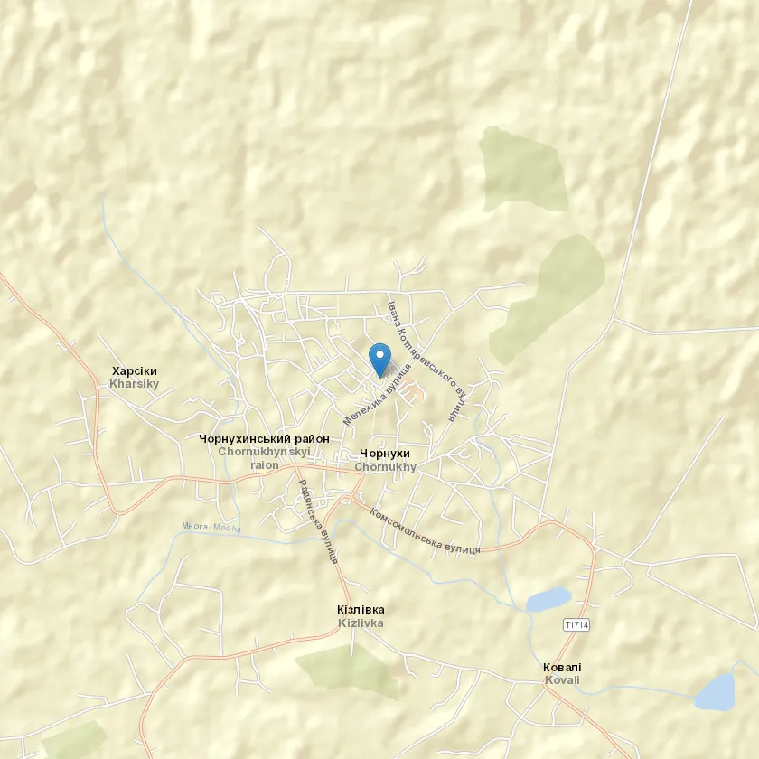 селище міського типу Чорнухи індекс 37100