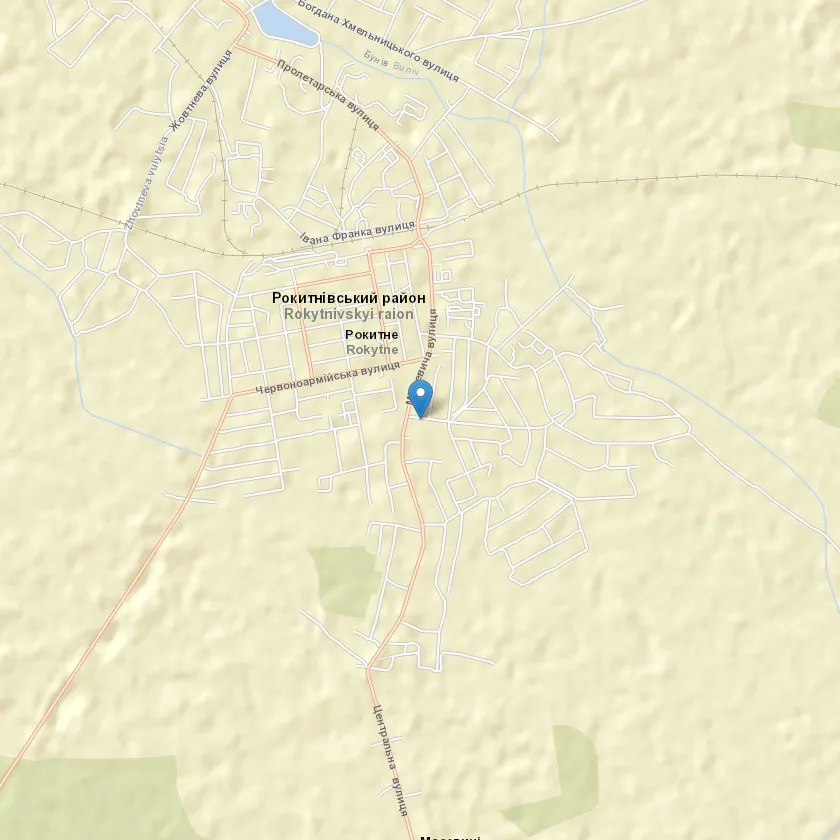 селище міського типу Рокитне індекс 34200