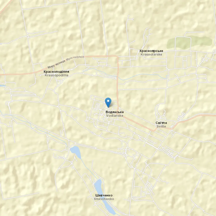 селище міського типу Водянське індекс 85040